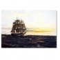 Ocean Seascape Oil Painting on Canvas Sailing Boat Big Waves Ships-125 Hand Painted Classical