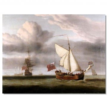 100% Hand-Paint Ocean Seascape Oil Painting on Canvas Sailing Boat Big Waves Ships-168 Hand