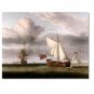 100% Hand-Paint Ocean Seascape Oil Painting on Canvas Sailing Boat Big Waves Ships-168 Hand