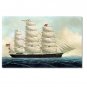 100% Hand-Paint Ocean Seascape Oil Painting on Canvas Sailing Boat Big Waves Ships-232 Hand