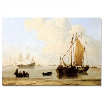 100% Hand-Paint Ocean Seascape Oil Painting on Canvas Sailing Boat Big Waves Ships-516 Hand