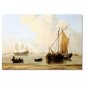 100% Hand-Paint Ocean Seascape Oil Painting on Canvas Sailing Boat Big Waves Ships-516 Hand