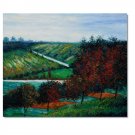 Apple Trees in Bloom at Vetheuil 1887 Claude Monet Oil Painting Reproduction Hand Painted High