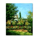 Blooming Garden Claude Monet Oil Painting Reproduction Hand Painted High Quality Wall Art Decor
