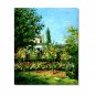 Blooming Garden Claude Monet Oil Painting Reproduction Hand Painted High Quality Wall Art Decor