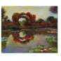 100% Hand-Paint Blutentore in Giverny Claude Monet Oil Painting Reproduction Hand Painted High