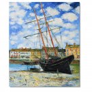 Boat at Low Tide, FeCamp 1881 Claude Monet Oil Painting Reproduction Hand Painted High Quality