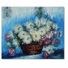 Chrysanthemums Claude Monet Oil Painting Reproduction Hand Painted High Quality Wall Art Decor