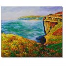 Falaise a Varengeville Claude Monet Oil Painting Reproduction Hand Painted High Quality Wall Art