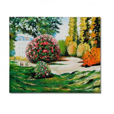 Il Parco Monceau Claude Monet Oil Painting Reproduction Hand Painted High Quality Wall Art Decor
