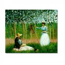 In the Woods at Giverny Claude Monet Oil Painting Reproduction Hand Painted High Quality Wall