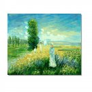 La Promenade (Argenteuil) Claude Monet Oil Painting Reproduction Hand Painted High Quality Wall