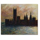 London. Houses of Parliament (Sun Breaking through the Fog) Claude Monet Oil Painting