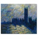 100% Hand-Paint London. The Houses of Parliament (1905) Claude Monet Oil Painting Reproduction