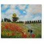 100% Handmade Poppy Field in Argenteuil Claude Monet Oil Painting Reproduction Hand Painted High