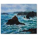 The Belle-Ile Rocks Claude Monet Oil Painting Reproduction Hand Painted High Quality Wall Art Decor