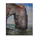 The Manneporte near Etretat Claude Monet Oil Painting Reproduction Hand Painted High Quality