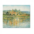 The Seine at Vetheuil Claude Monet Oil Painting Reproduction Hand Painted High Quality Wall Art