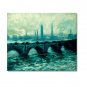 Waterloo Bridge Claude Monet Oil Painting Reproduction Hand Painted High Quality Wall Art Decor
