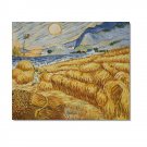 Enclosed Field with Reaper at Sunrise Vincent van Gogh Oil Painting Reproduction Hand Painted