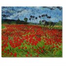 100% Hand-Paint Field of Poppies Vincent van Gogh Oil Painting Reproduction Hand Painted High