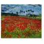 100% Hand-Paint Field of Poppies Vincent van Gogh Oil Painting Reproduction Hand Painted High