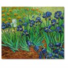 100% Hand Painted Vincent van Gogh Irises Reproductions Canvas Art Strong Brush Strokes Very