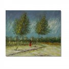On The Outskirts of Paris Vincent van Gogh Oil Painting Reproduction Hand Painted High Quality
