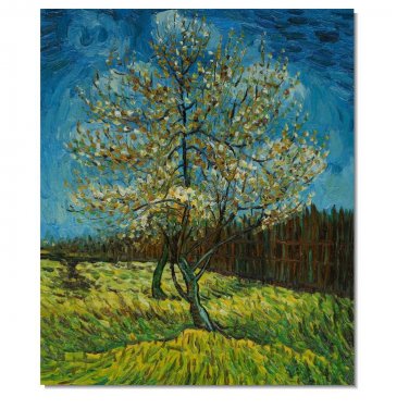 Pink Peach Tree Vincent van Gogh Oil Painting Reproduction Hand Painted High Quality Home Decor
