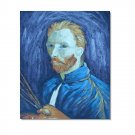 Self Portrait, 1889 Vincent van Gogh Oil Painting Reproduction Hand Painted High Quality Home Decor
