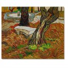 The Bench at Saint Remy Vincent van Gogh Oil Painting Reproduction Hand Painted High Quality