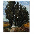 The Cypresses Vincent van Gogh Oil Painting Reproduction Hand Painted High Quality Home Decor