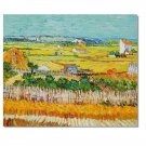 100% Hand-Paint The Harvest 2 Vincent van Gogh Oil Painting Reproduction Hand Painted High
