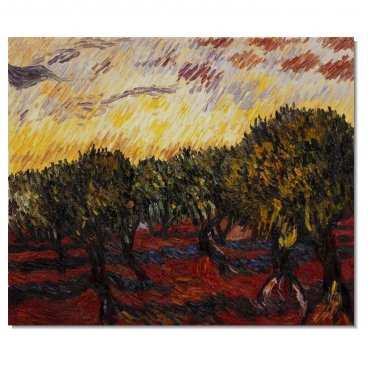 The Olive Grove, 1889 Vincent van Gogh Oil Painting Reproduction Hand Painted High Quality Home
