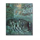 The Prison Exercise Yard Vincent van Gogh Oil Painting Reproduction Hand Painted High Quality