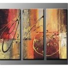 100% Hand-Paint Abstract Painting Acrylic Canvas Sets decor Beautiful Nice Original Contemporary