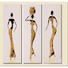 Abstract Painting African Aboriginal Beauty Acrylic Canvas Art decor Beautiful Nice Original