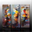 100% Hand-Paint Abstract Painting Acrylic Canvas Art decor Beautiful Bestbid Original