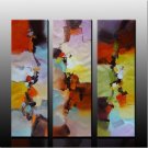 100% Handmade Abstract Painting Acrylic Canvas Sets decor Brand New Bestbid Original