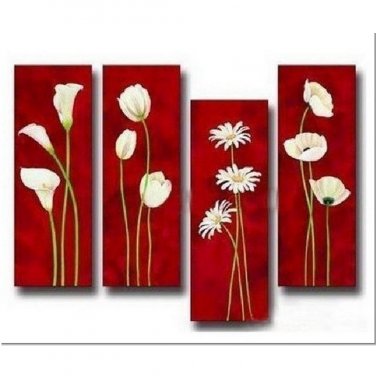 100% Hand-Paint Abstract Painting Acrylic Canvas Sets decor Brand New Nice Modern Contemporary