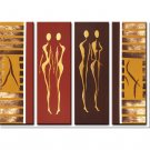 100% Handmade Abstract Painting Acrylic Canvas Sets decor High Quality Nice Modern Contemporary