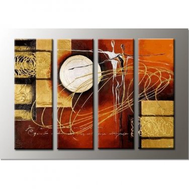 100% Handmade Abstract Painting Acrylic Canvas Sets decor Bestbid Nice Modern Contemporary