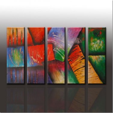 Abstract Painting Acrylic Canvas Art decor Brand New Bestbid Modern Contemporary Expressionism