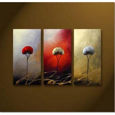 100% Hand-Paint Abstract Painting Acrylic Canvas Sets decor Brand New High Quality Modern