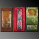 100% Hand-Paint Abstract Painting Acrylic Canvas Sets decor Brand New Nice Original Modern