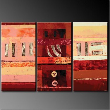 100% Hand-Paint Abstract Painting Acrylic Canvas Art decor Brand New Nice Original Modern