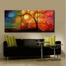 100% Handmade Abstract Painting Acrylic Canvas Sets decor Brand New Bestbid Original Modern