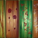 Abstract Painting Acrylic Canvas Sets decor High Quality Bestbid Original Modern Contemporary
