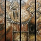 Abstract Painting Acrylic Canvas Sets decor Beautiful High Quality Original Modern Contemporary