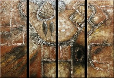 Abstract Painting Acrylic Canvas Sets decor Beautiful High Quality Original Modern Contemporary